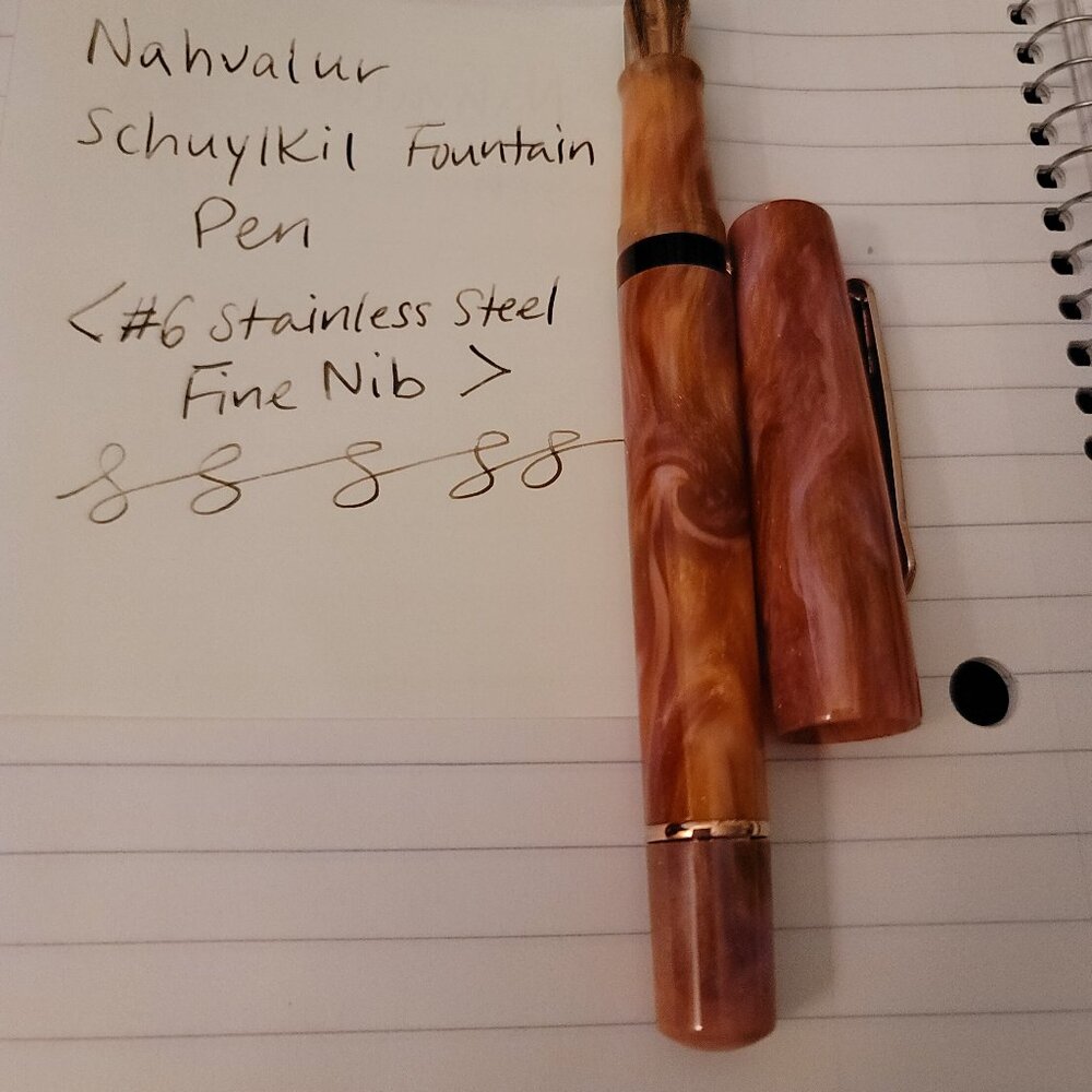 Nahvalur Fountain Pen - Schuylkill - Breast Cancer Awareness edition - fine nib